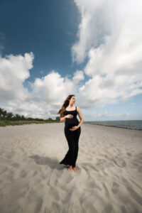 miami beach maternity photo