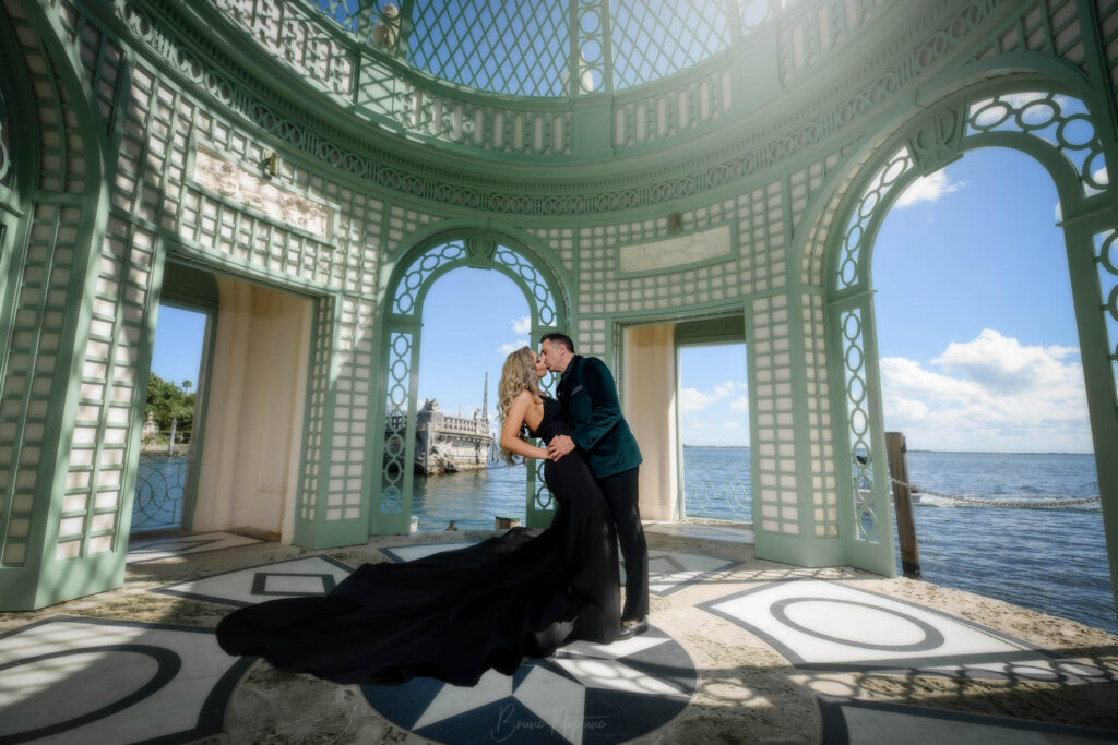 vizcaya engagement photo